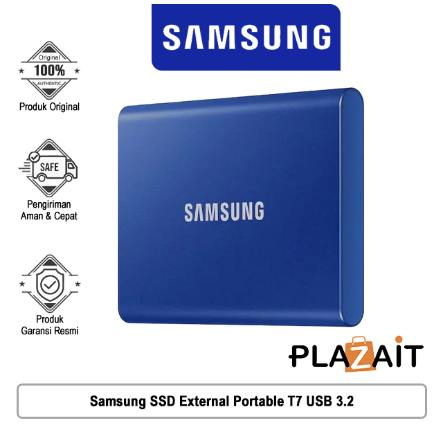 Samsung SSD External Portable T7 USB 3.2 1TB MU-PC1T0H BLue