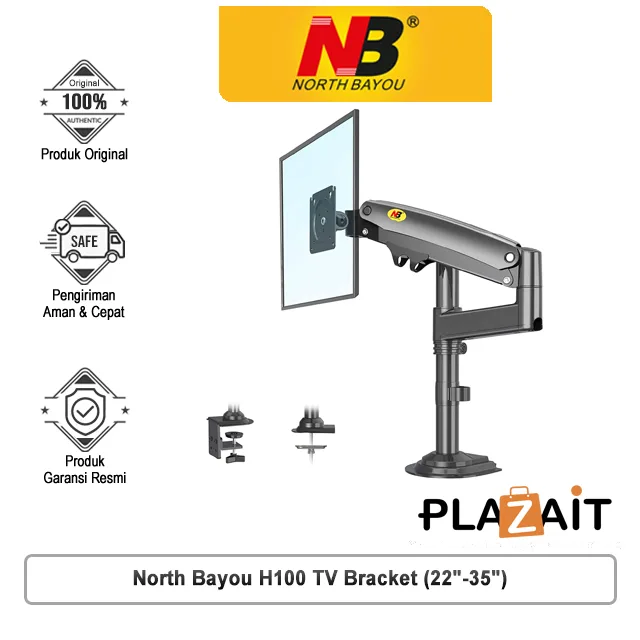 North Bayou H100 TV Bracket (22"-35")