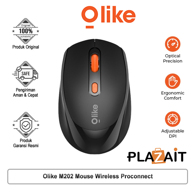 Olike M202 Mouse Wireless USB Optical 2.4G DPI Proconnect