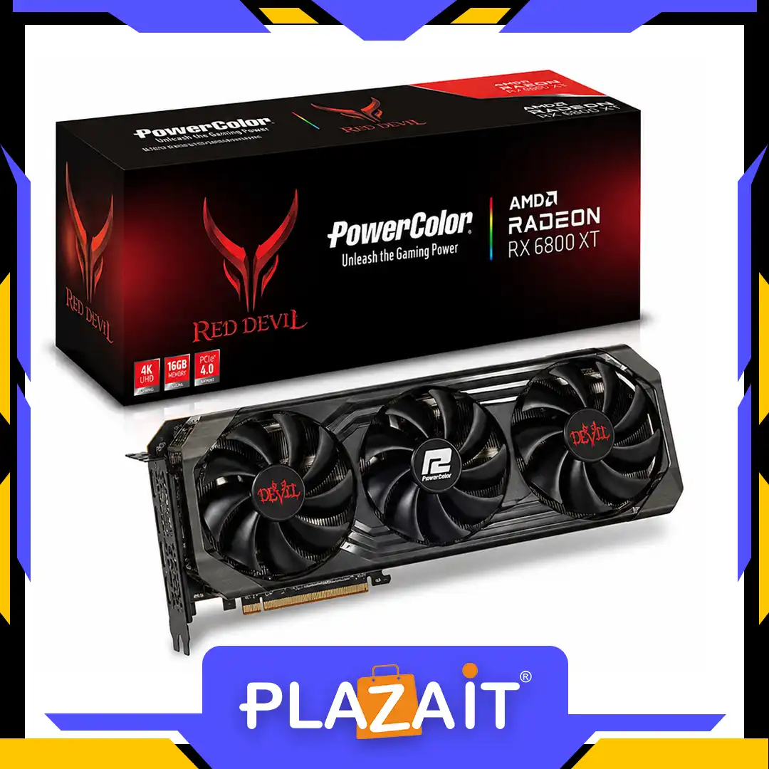 VGA POWERCOLOR AMD RADEON RX 6800XT 16GB DDR6 - 3 FAN LIKE NEW