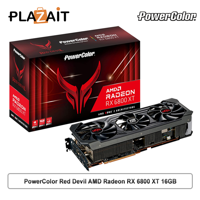 PowerColor Red Devil AMD Radeon™ RX 6800 XT Gaming Graphics Card with 16GB GDDR6 Memory