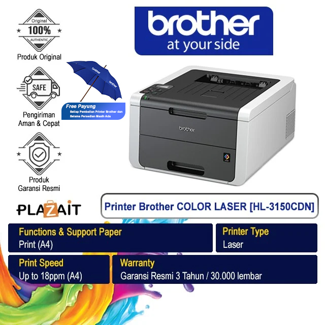 Printer Brother Color Laser HL-3150CDN