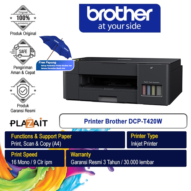 Printer Brother DCP-T420W Print - Scan - Copy