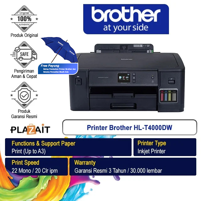 Printer Brother HL-T4000DW A3 - Print Only