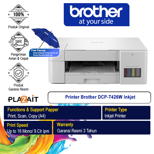 Printer Brother Inkjet DCP-T426W