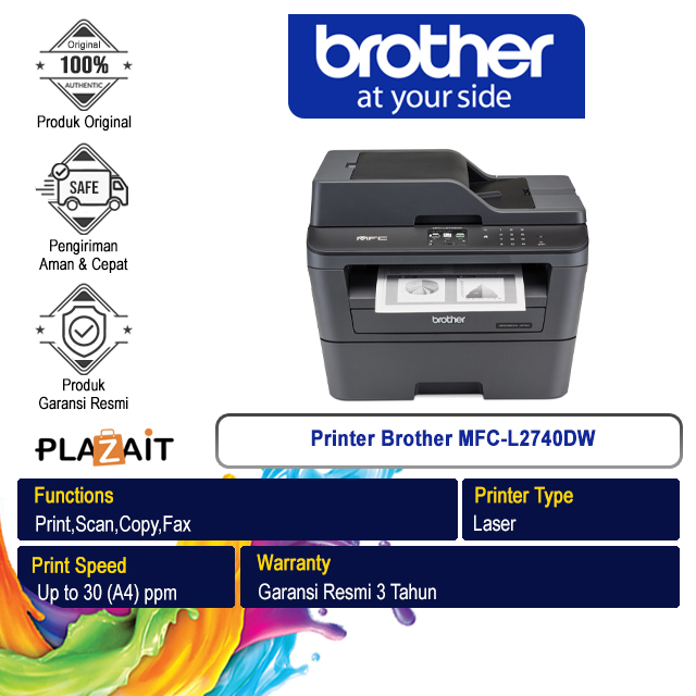 Printer Brother Mono Laser MFC-L2740DW