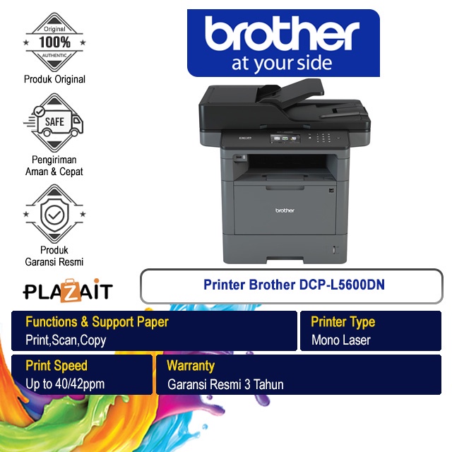 Printer Brother Mono Laser Multifunction DCP-L5600DN