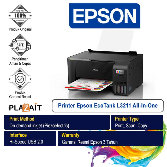 Printer Epson EcoTank L3211 A4 All-In-One