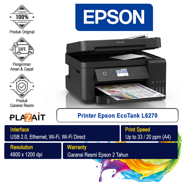 Printer Epson EcoTank L6270 A4 Wi-Fi All-In-One