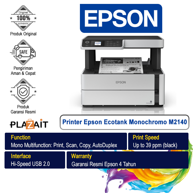 Printer Epson Ecotank Monochrome M2140 All-in-One