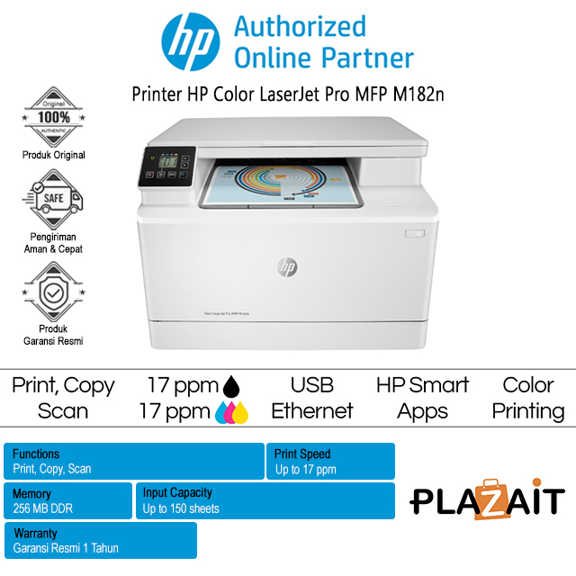 Printer HP Color LaserJet Pro MFP M182n