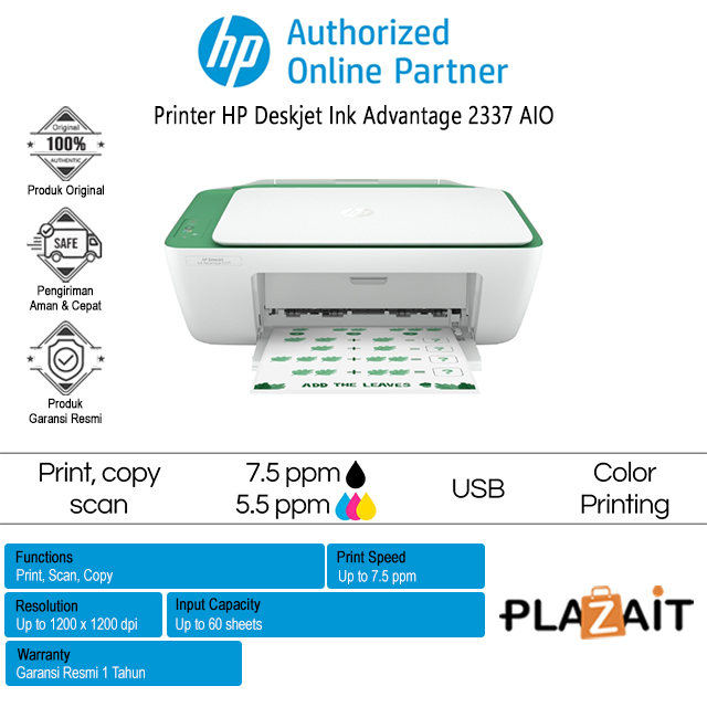 Printer HP DeskJet Ink Advantage 2337 All-in-One