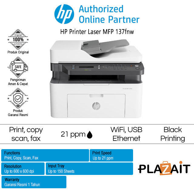 Printer HP Laser MFP 137fnw