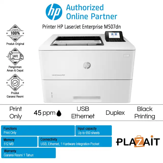 Printer HP LaserJet Enterprise M507dn