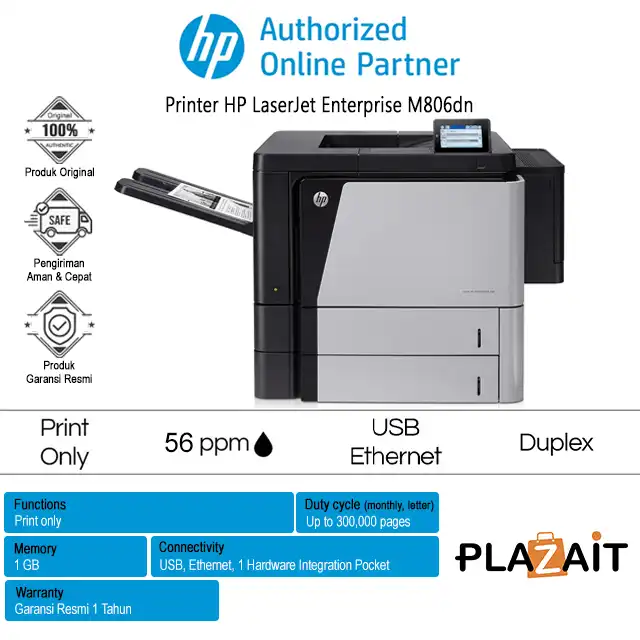 Printer HP LaserJet Enterprise M806dn