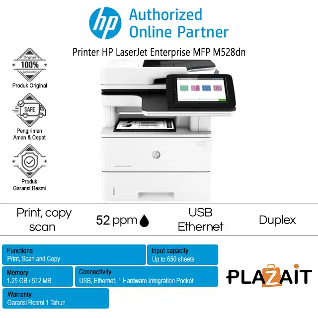 Printer HP LaserJet Enterprise MFP M528dn