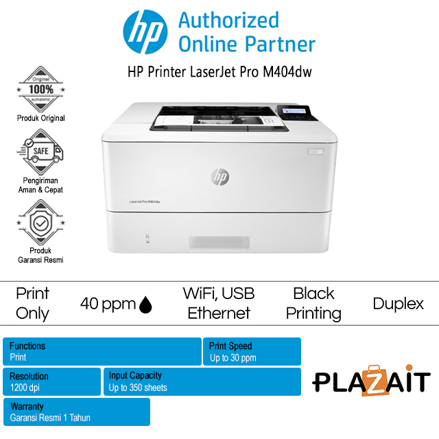 Printer HP LaserJet Pro M404DW