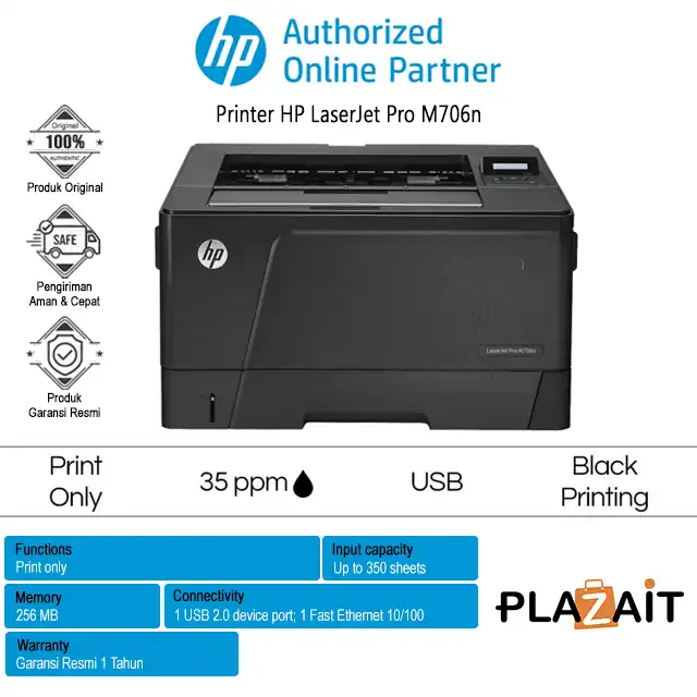 Printer HP LaserJet Pro M706n