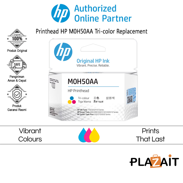 Printhead HP M0H50AA Tri-color Replacement