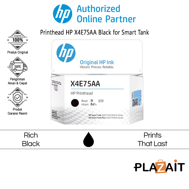 Printhead HP X4E75AA Black for Smart Tank