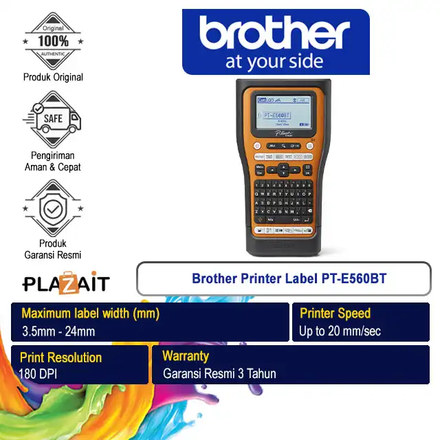 Brother Printer Label PT-E560BT P-Touch
