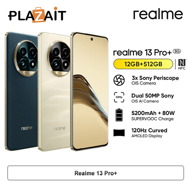 Realme 13 Pro+ 12/512GB - Garansi Resmi