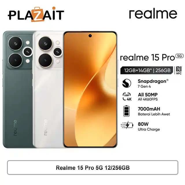 Realme 15 Pro 5G 12/256GB - Garansi Resmi