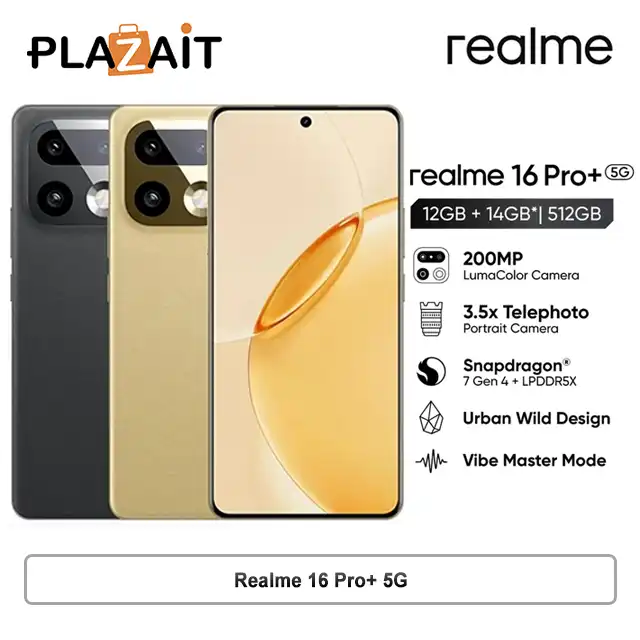 Realme 16 Pro+ 5G 12/512GB  - Garansi Resmi