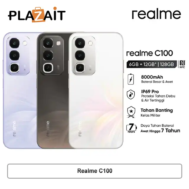 Realme C100 6GB/128GB | 8GB/256GB - Garansi Resmi