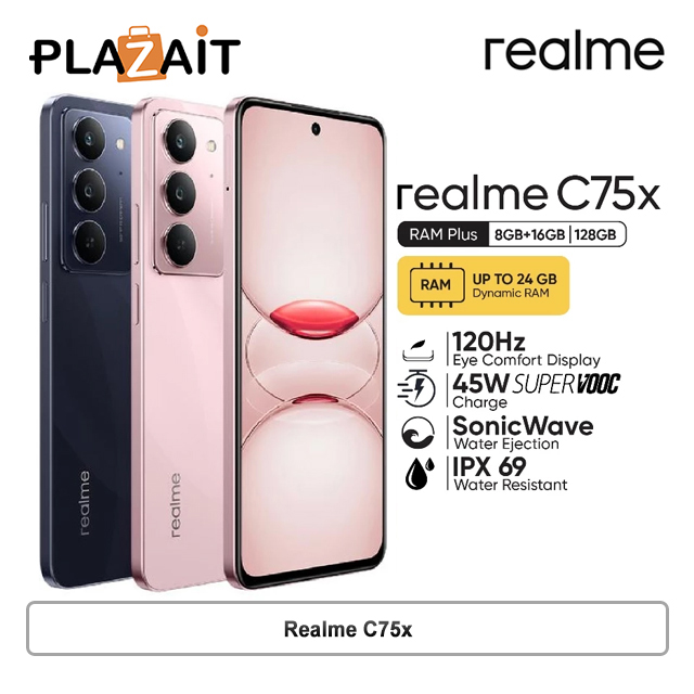 Realme C75x 8/128GB - Garansi Resmi