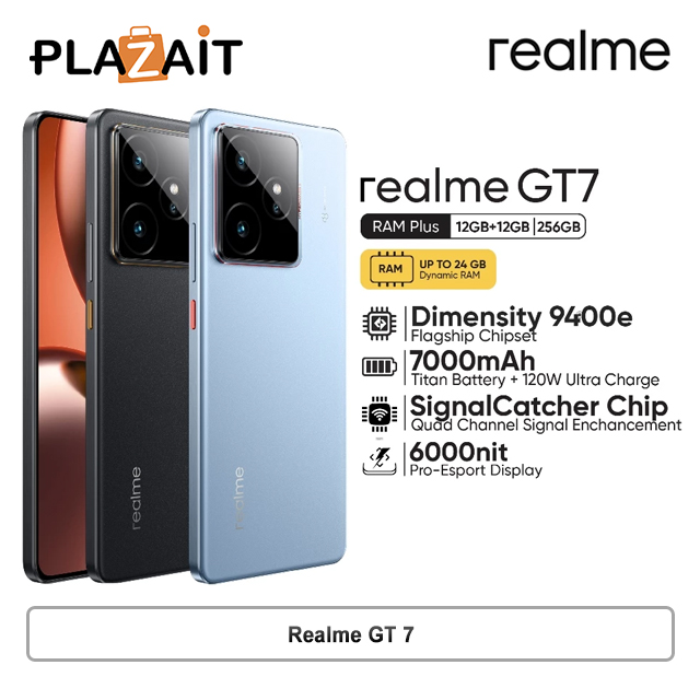 Realme GT 7 12/256GB - Garansi Resmi