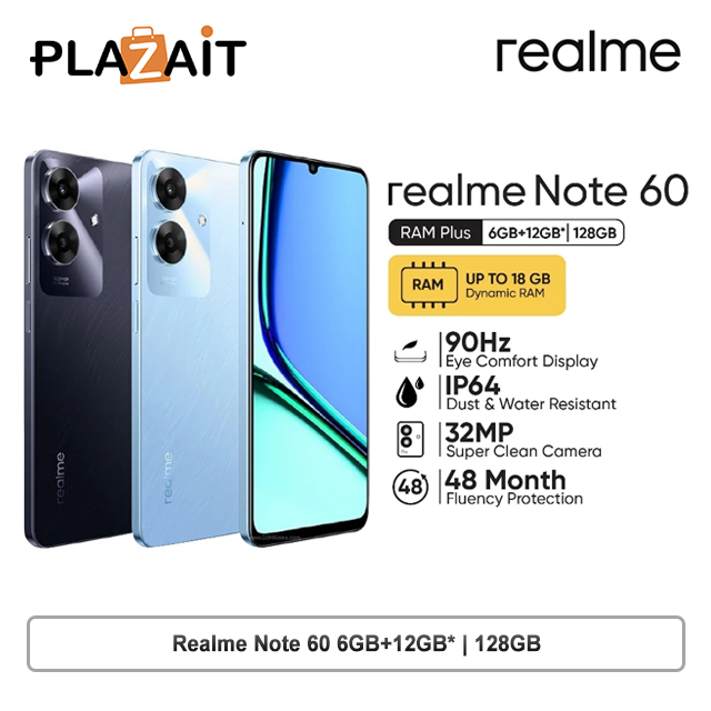 Realme Note 60 6/128GB - Garansi Resmi
