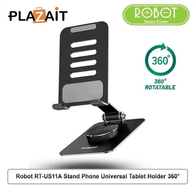Robot RT-US11A Stand Phone Universal Tablet Holder 360° Black