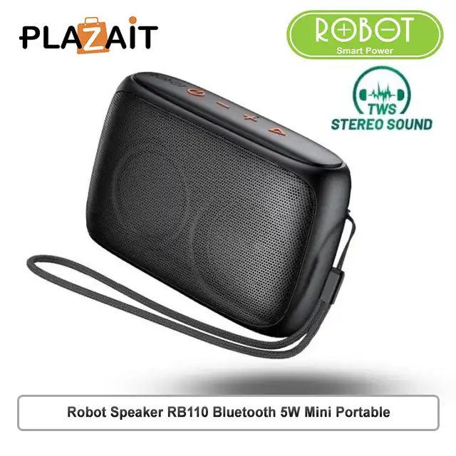 Robot Speaker RB110 Bluetooth 5W Mini Portable Black