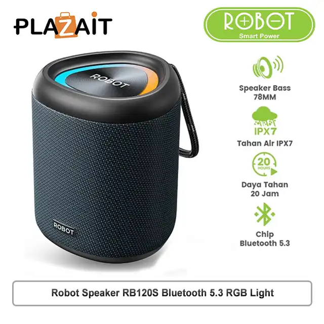 Robot Speaker RB120S Bluetooth Portable 5.3 RGB Light