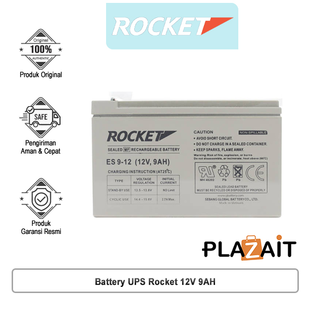 Rocket Battery UPS 12V 9AH