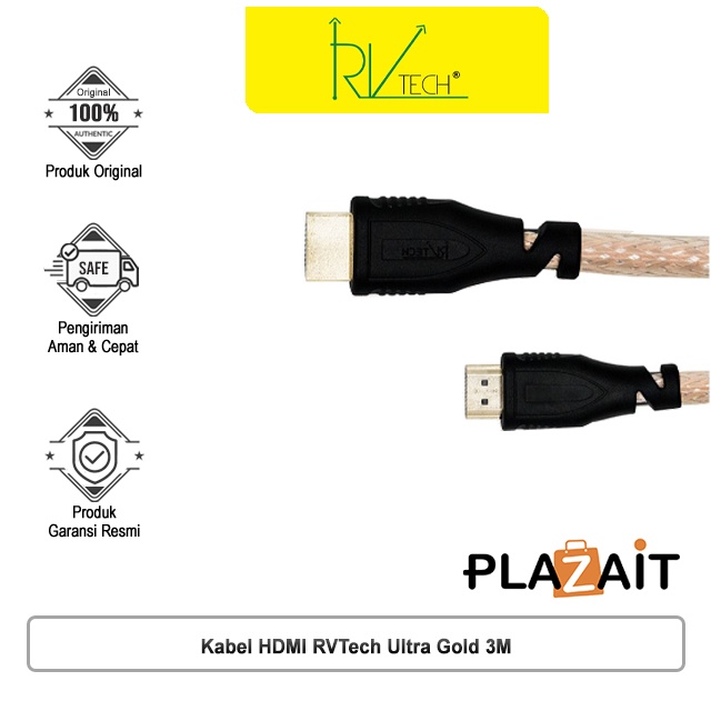 RVTech Kabel HDMI Ultra Gold 3M