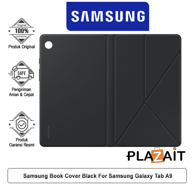 Samsung Book Cover Black For Samsung Galaxy Tab A9