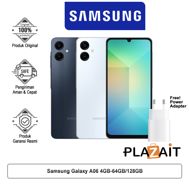 Samsung Galaxy A06 4GB-64GB/128GB Garansi Resmi