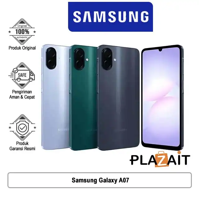Samsung Galaxy A07 LTE 4GB-64GB/128GB Garansi Resmi