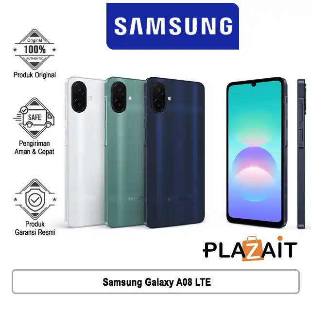 Samsung Galaxy A08 LTE 4GB/64GB | 4GB/128GB - Garansi Resmi