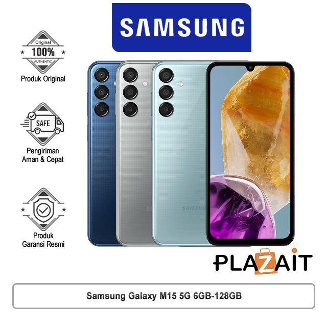 Samsung Galaxy M15 5G 6GB-128GB Garansi Resmi