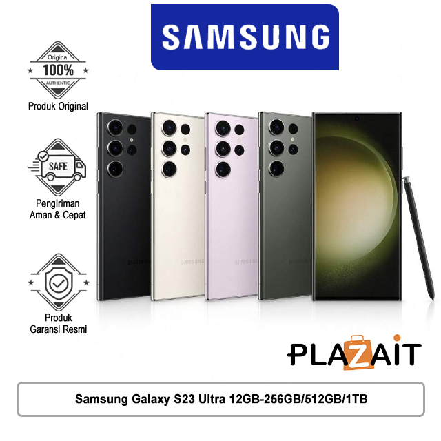 Samsung Galaxy S23 Ultra 12GB-256GB/512GB/1TB Garansi Resmi