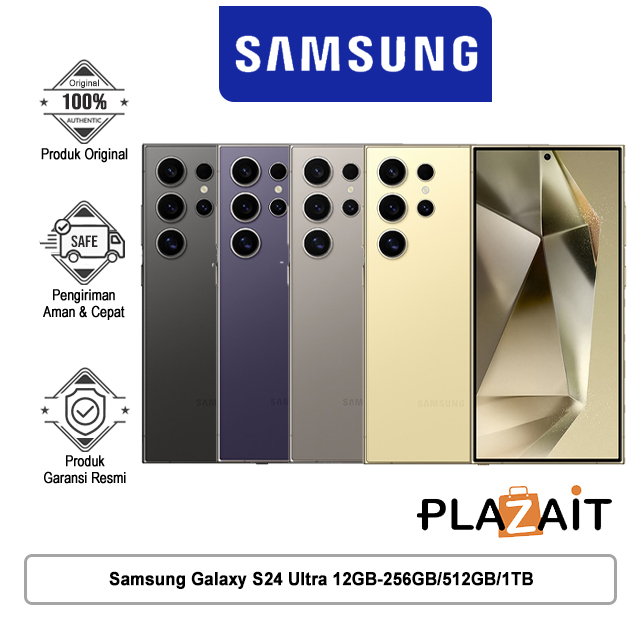 Samsung Galaxy S24 Ultra 12GB-256GB/512GB/1TB Garansi Resmi