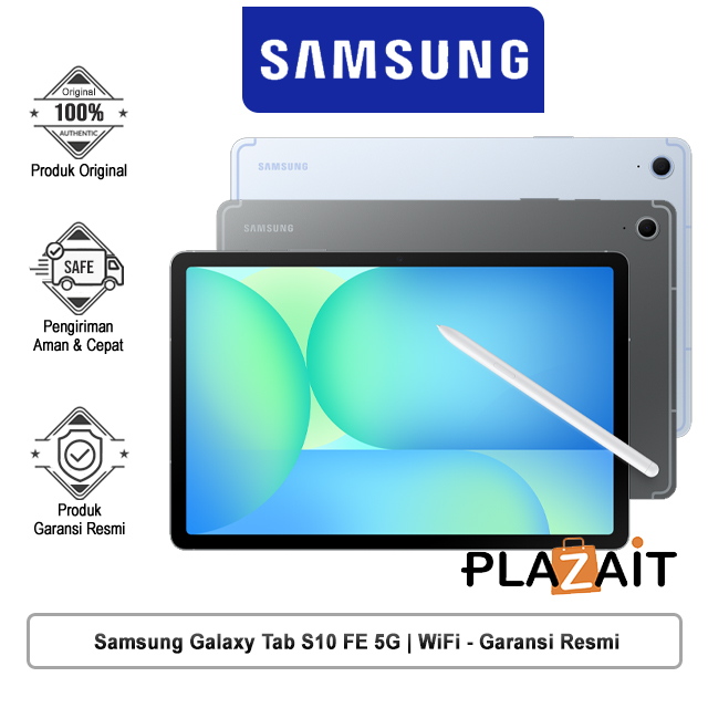 Samsung Galaxy Tab S10 FE 5G | WiFi 8/128GB - Garansi Resmi