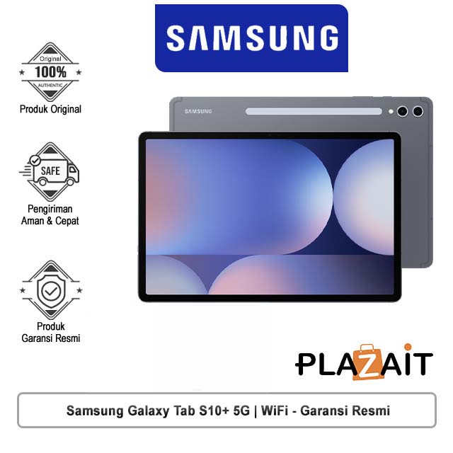 Samsung Galaxy Tab S10+ 5G | WiFi 12/256GB - Garansi Resmi