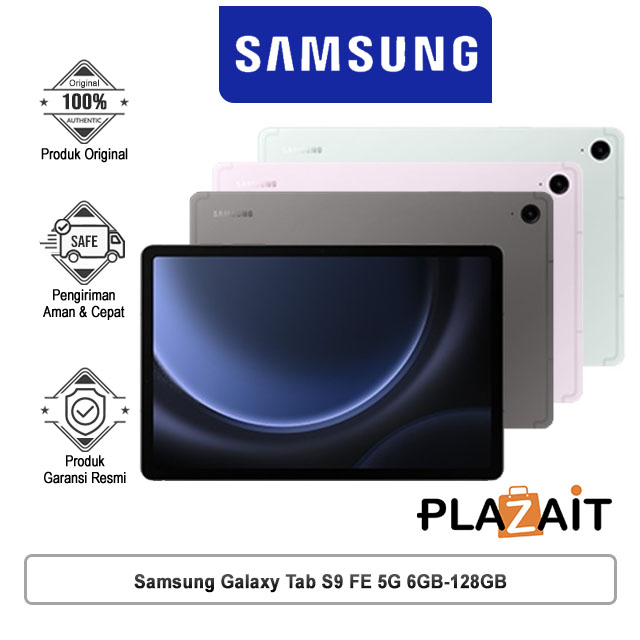 Samsung Galaxy Tab S9 FE 5G 6GB-128GB Garansi Resmi