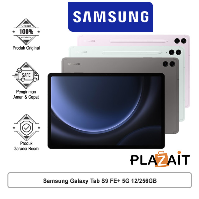 Samsung Galaxy Tab S9 FE+ Plus 5G 12/256GB - Garansi Resmi
