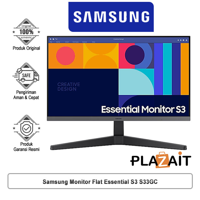 Samsung Monitor Flat Essential S3 S33GC IPS 100Hz S24C330 | S27C330