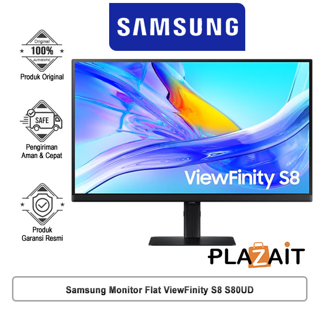 Samsung Monitor Flat ViewFinity S8 S80UD IPS 60Hz S27D804 | S32D804
